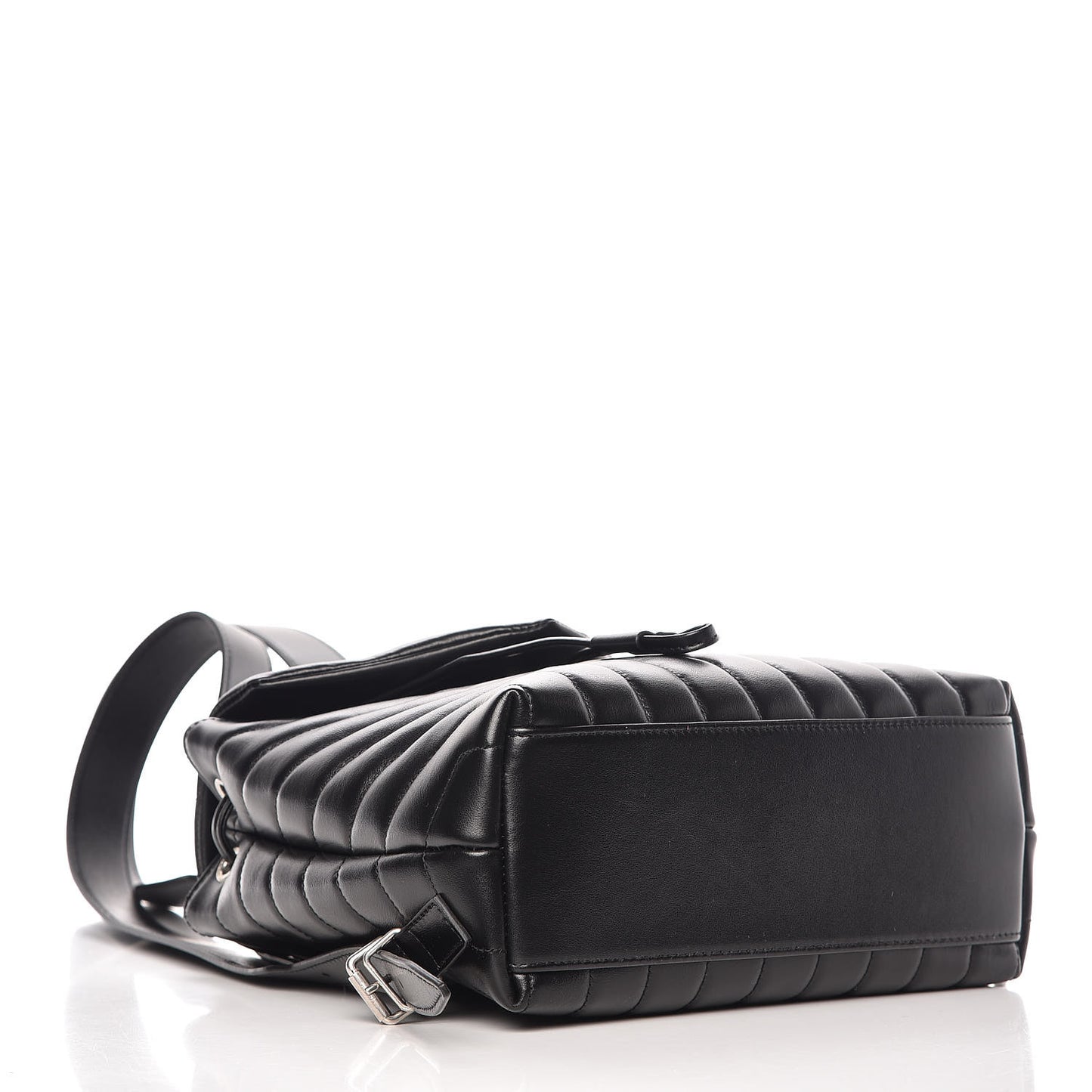 Calfskin Y Quilted Monogram Small Loulou Backpack Black