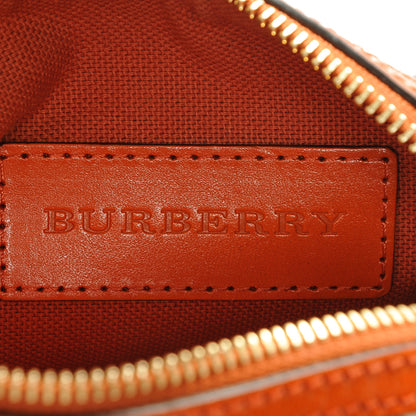 Burberry Haymarket Check Mini Blaze Crossbody Bag Burnt Amber 6 of 8