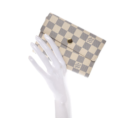 Louis Vuitton Damier Azur Alexandra Wallet 2 of 12