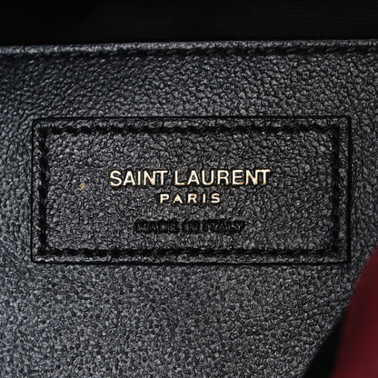 Saint Laurent Lambskin Matelasse Monogram Medium Jamie 4.3 New Dark Bordeaux 6 of 10