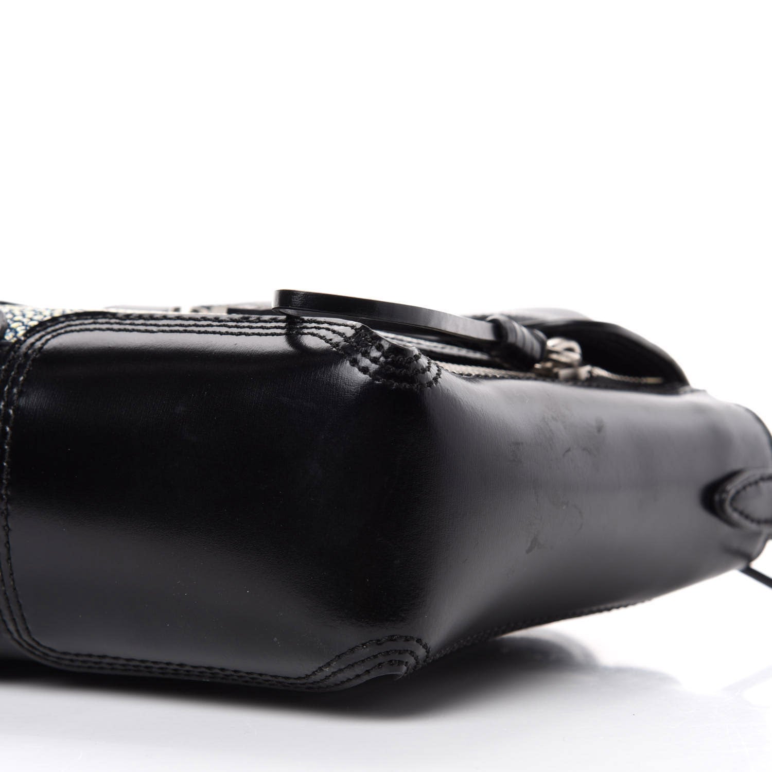 3.1 Phillip Lim 3.1 Smooth Calfskin Stingray Pashli Small Satchel Black 7 of 10