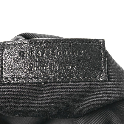 Saint Laurent Lambskin Matelasse Monogram Joe Backpack Black 7 of 11