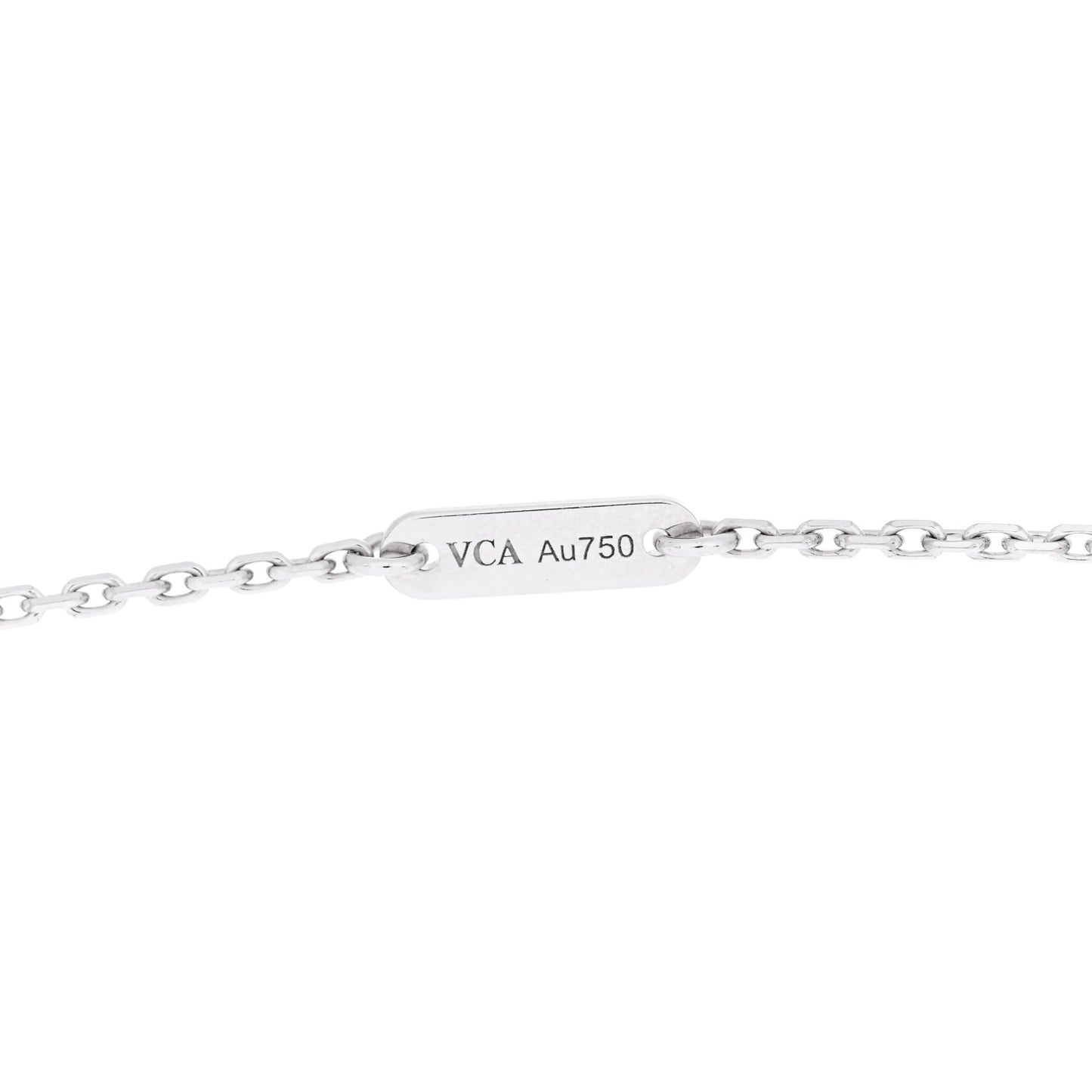 18K White Gold Turquoise Sweet Alhambra Butterfly Pendant Necklace