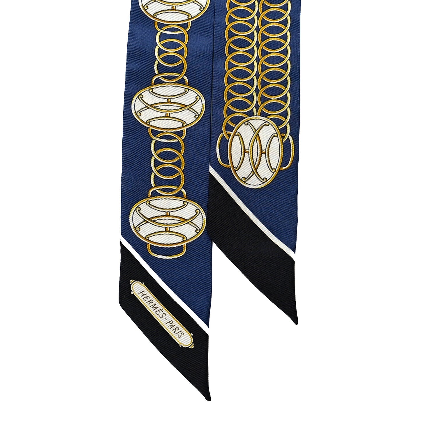 Silk Lift Profile Twilly Marine Black Gold