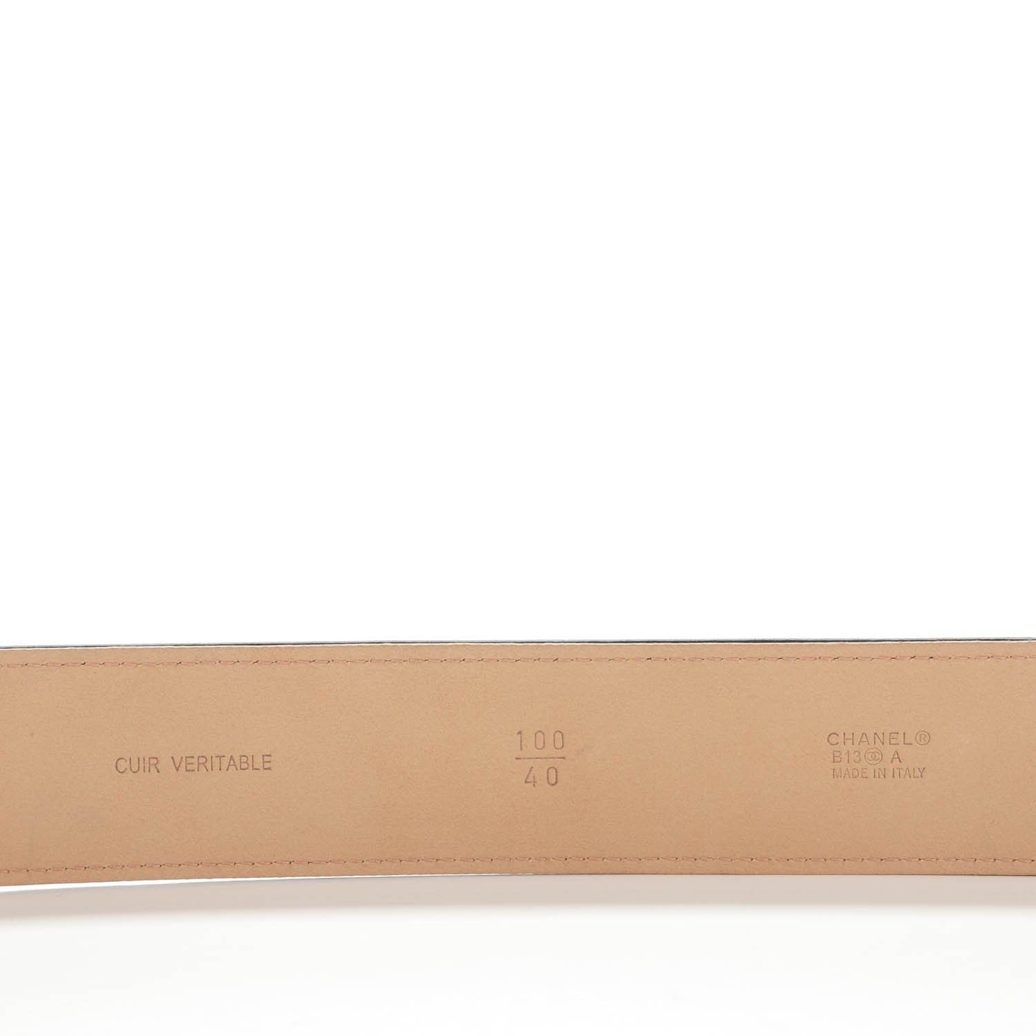 Chanel Calfskin CC Belt 100 40 Black 4 of 6