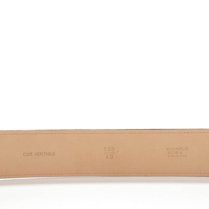 Chanel Calfskin CC Belt 100 40 Black 4 of 6