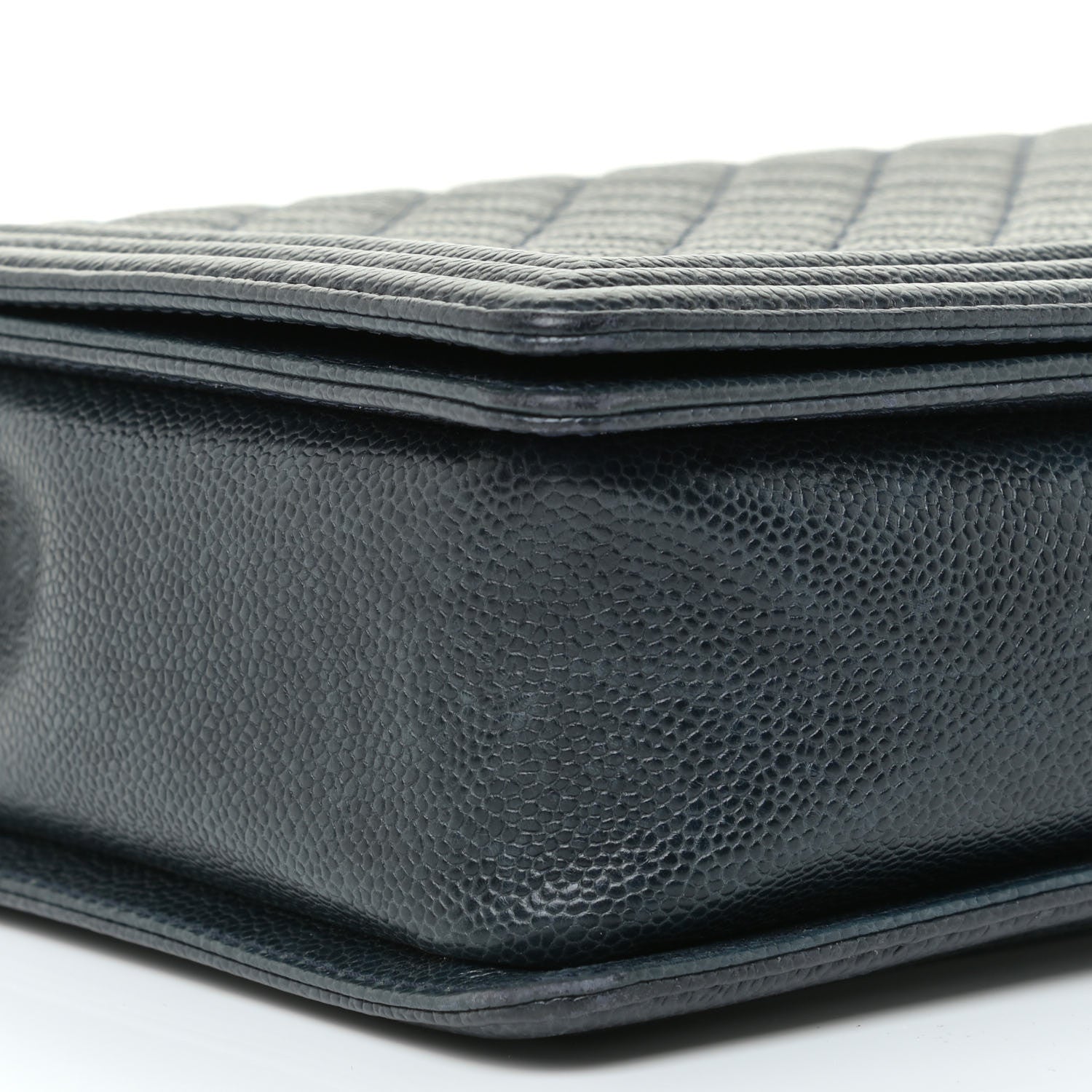 Chanel Caviar Quilted Large Boy Flap Blue 8 of 20