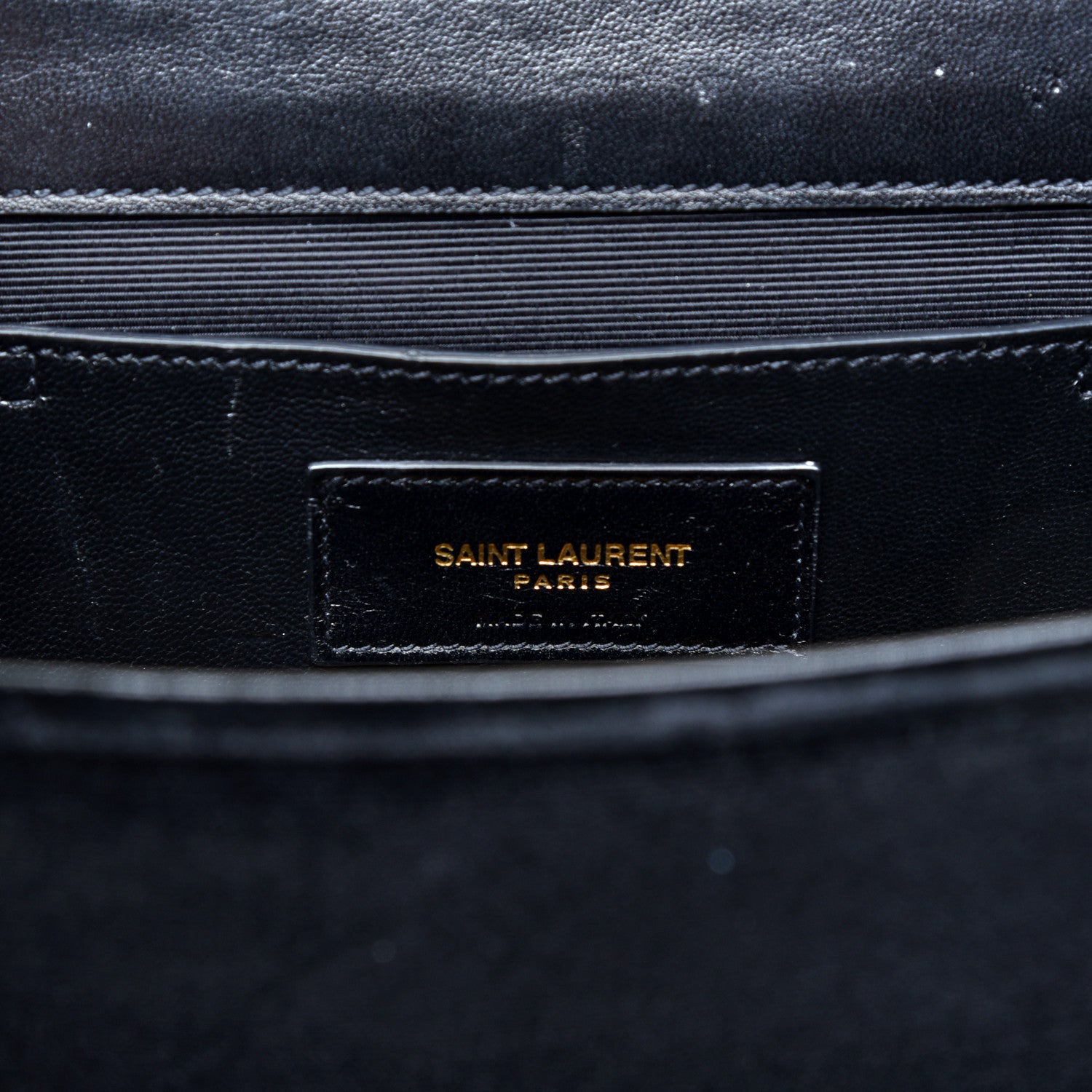 Saint Laurent Velvet Medium Monogram Kate Tassel Shoulder Bag Black 8 of 11