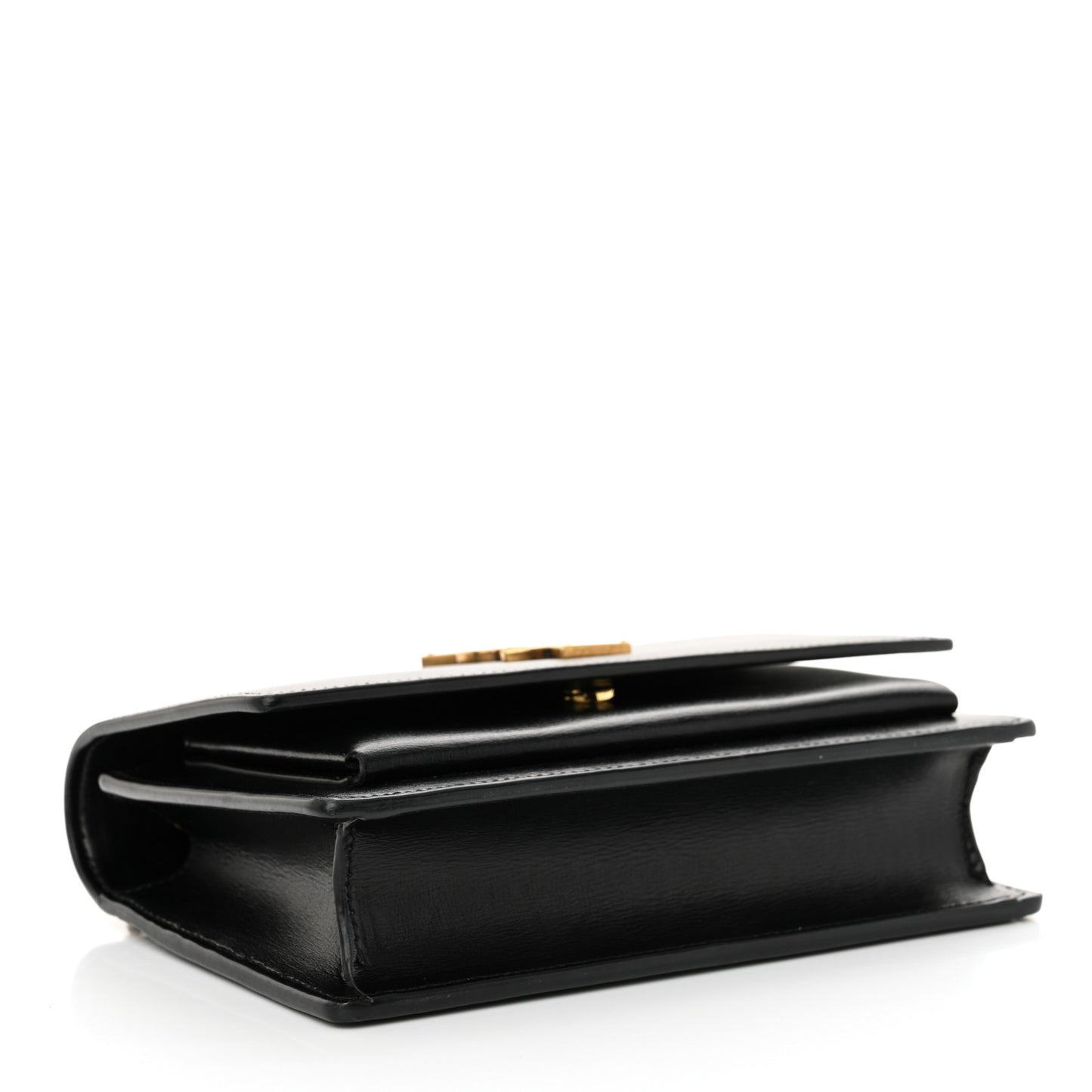 Calfskin Monogram Sunset Chain Wallet Black
