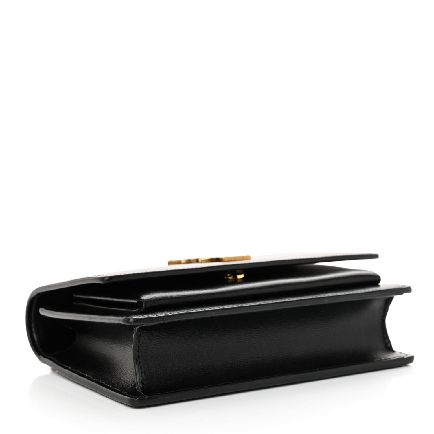 Saint Laurent Calfskin Monogram Sunset Chain Wallet Black 4 of 15