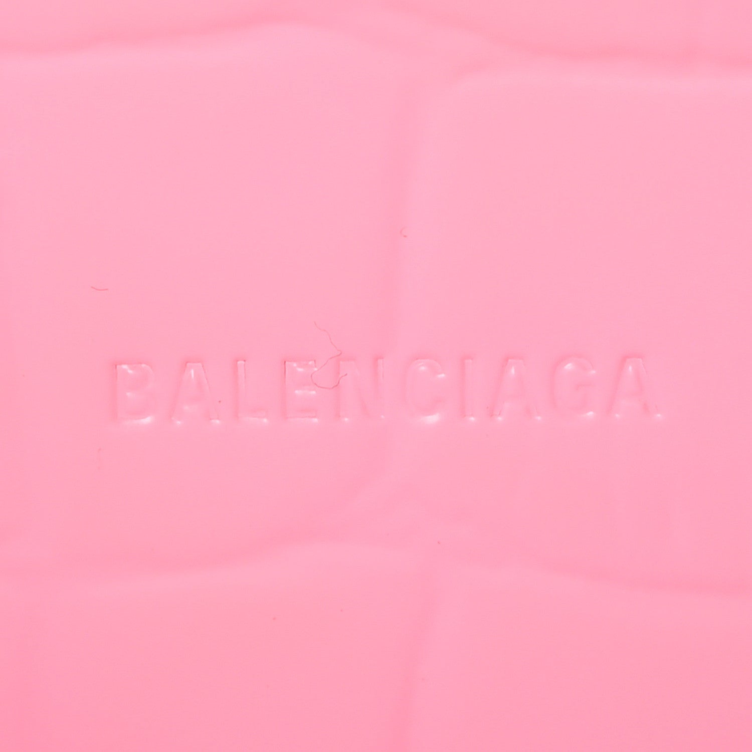 Balenciaga Semi Shiny Calfskin Crocodile Embossed Neo Classic Silver Hardware Mini City Pink 6 of 11