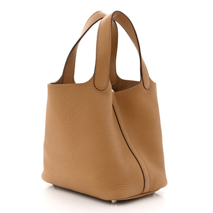 Hermes Taurillon Clemence Picotin Lock 18 PM Biscuit 3 of 11