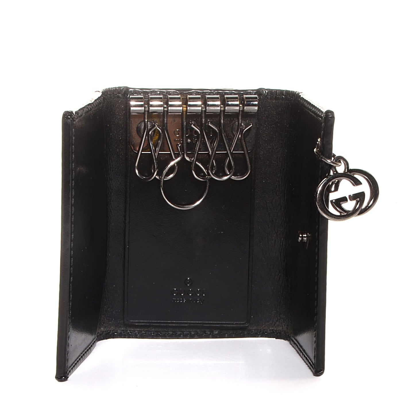 Imprime Monogram GG Pierce 6 Key Case Black