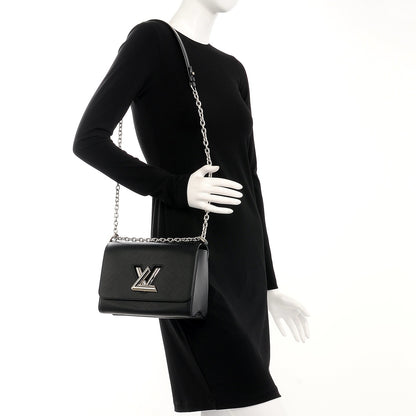 Louis Vuitton Epi Twist Shoulder Bag MM Black 2 of 9