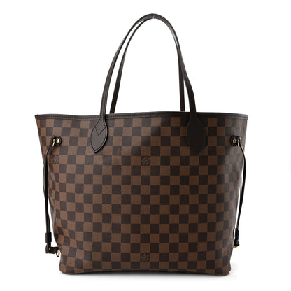 Louis Vuitton Damier Ebene Neo Neverfull MM Rose Ballerine 3 of 10
