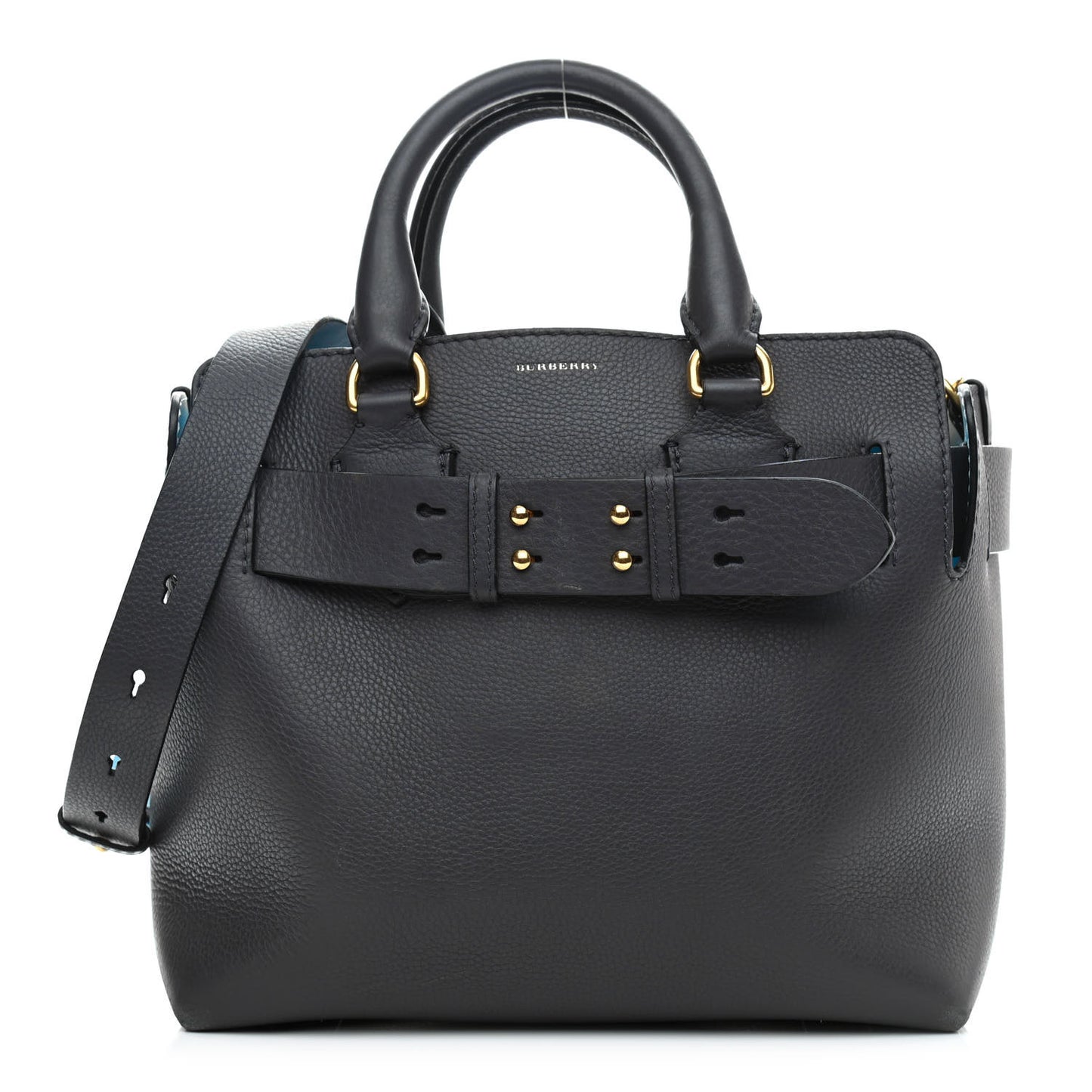 Soft Grain Calfskin Small Belt Bag Charcoal Grey