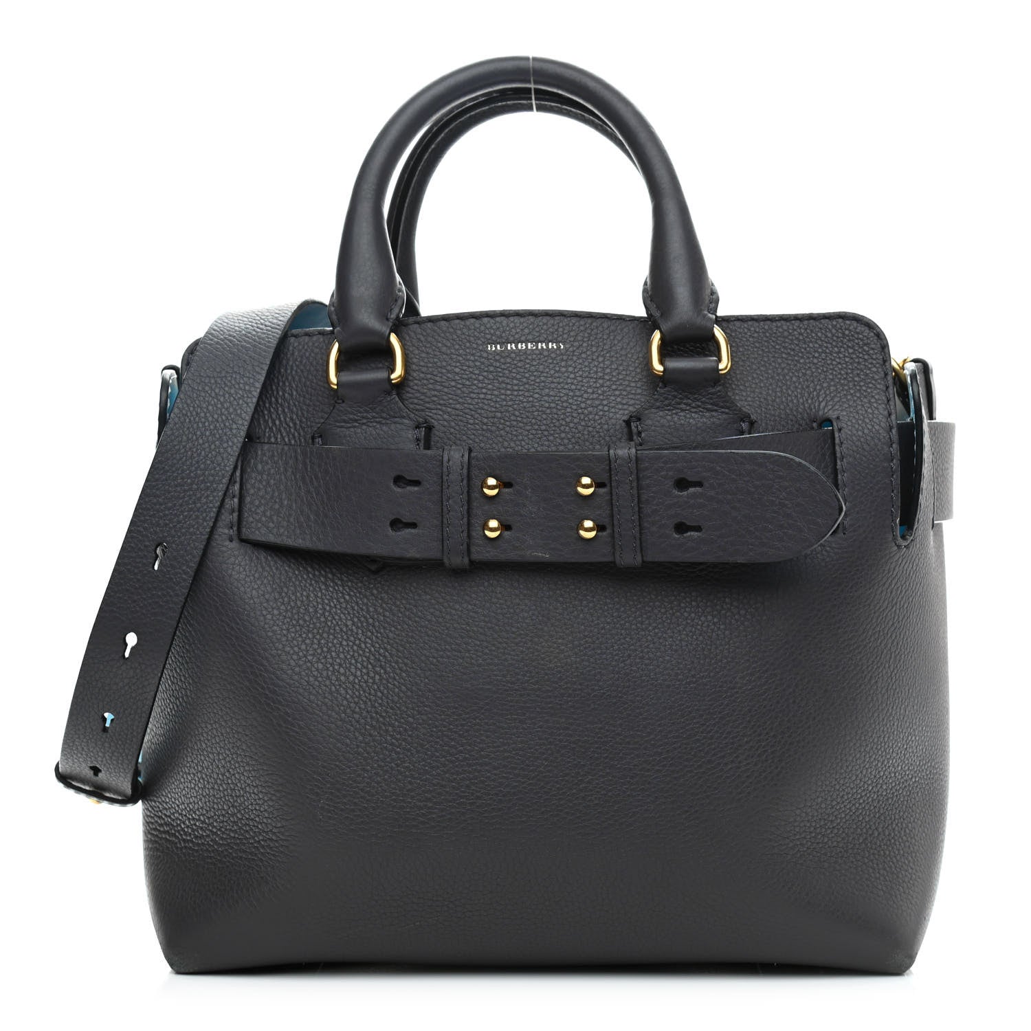 Burberry Soft Grain Calfskin Small Belt Bag Charcoal Grey 1 of 14