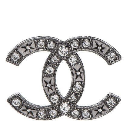 Chanel Ruthenium Crystal CC Star Brooch 1 of 4