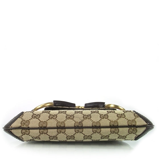 Monogram Horsebit Clutch Ebony