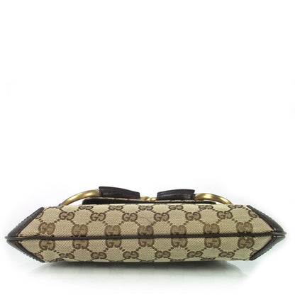 Gucci Monogram Horsebit Clutch Ebony 4 of 8