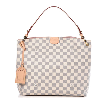 Louis Vuitton Damier Azur Graceful PM Rose Ballerine 1 of 9