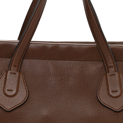 Gucci Pebbled Calfskin Large Lady Tassel Top Handle Bag Brown 20 of 20