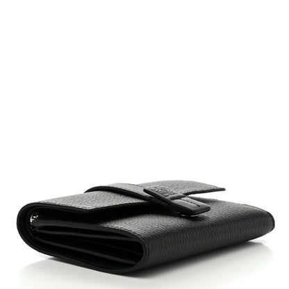 Loewe Grained Calfskin Small Vertical Wallet Black 4 of 8