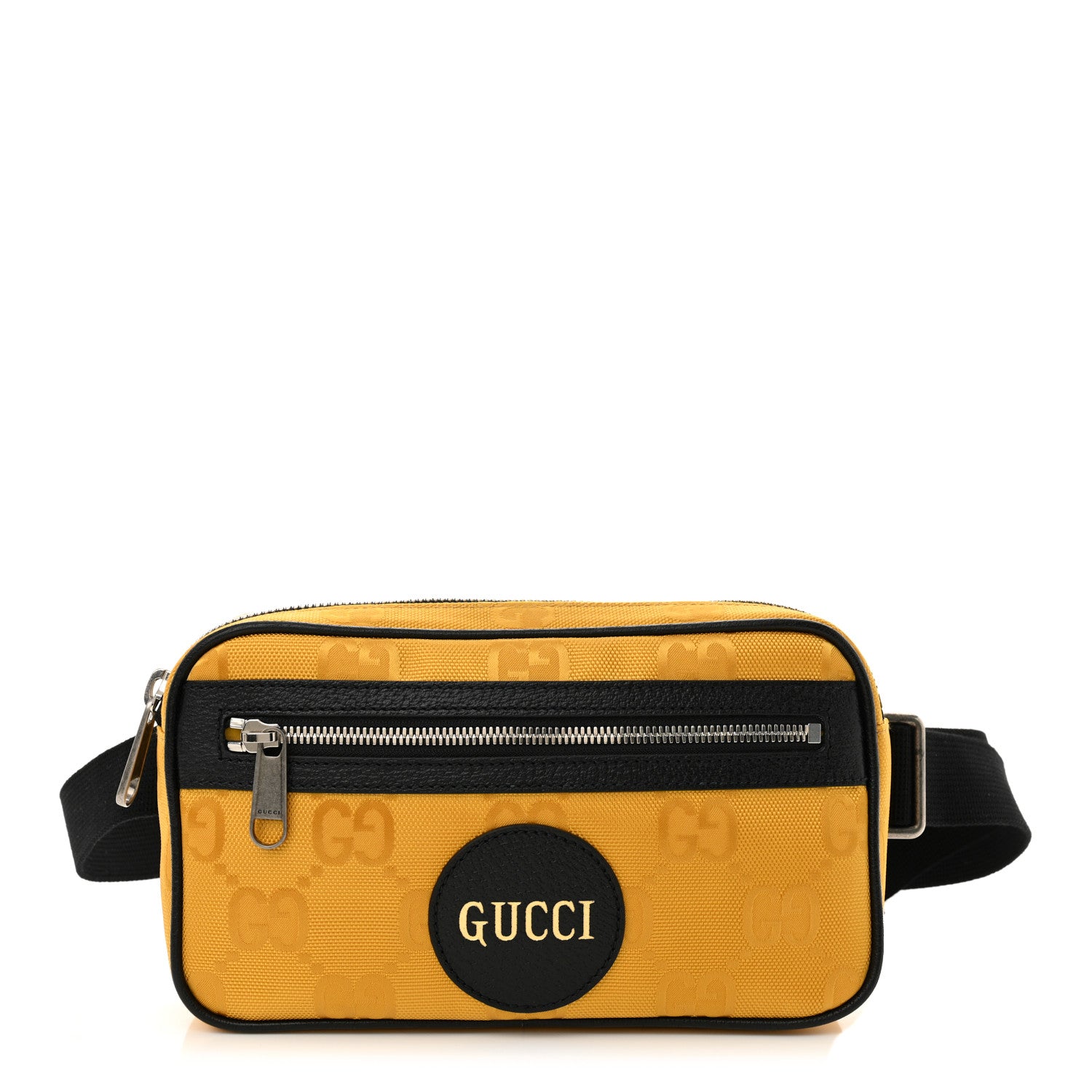 Gucci Econyl Nylon Monogram Off The Grid Belt Bag Crop Black 1 of 10