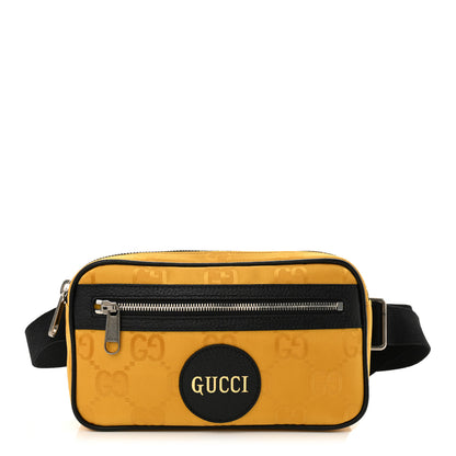 Gucci Econyl Nylon Monogram Off The Grid Belt Bag Crop Black 1 of 10