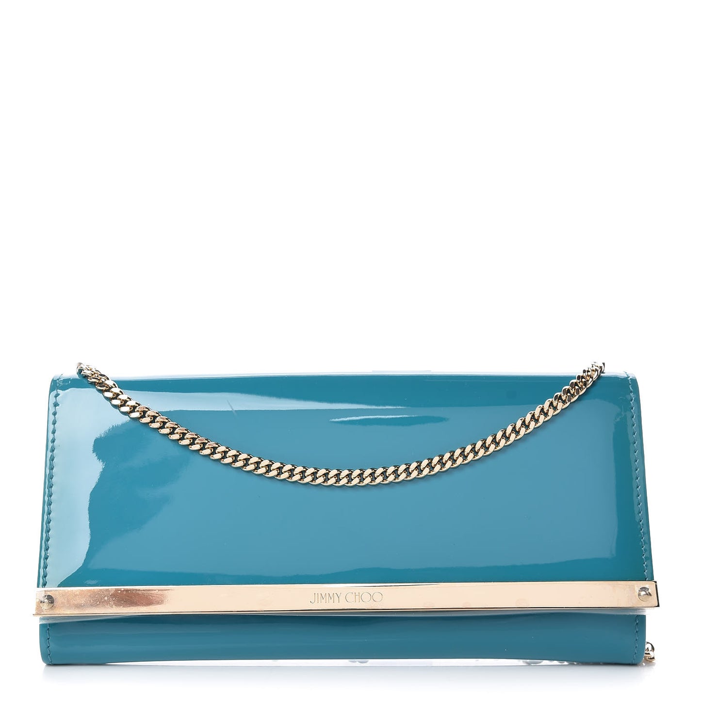 Patent Milla Wallet on Chain Turquoise