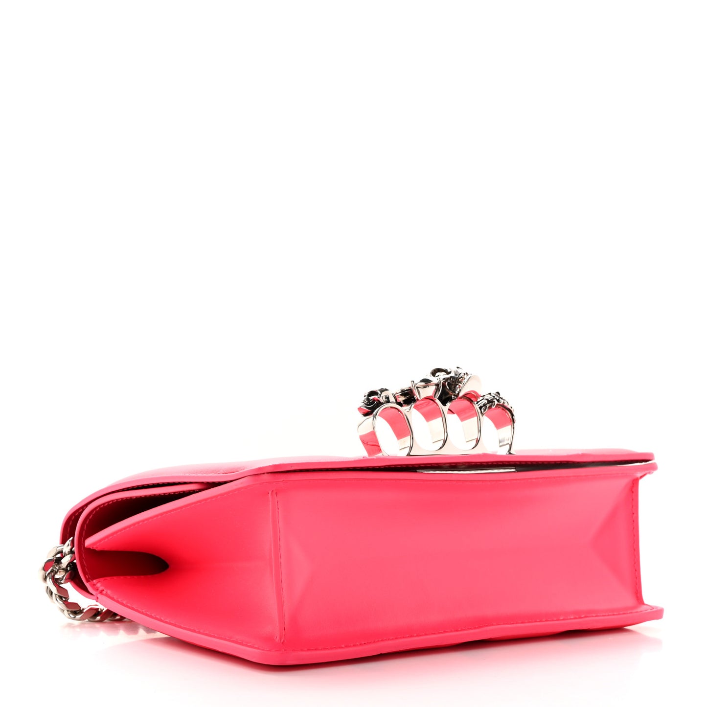 Calfskin Small Slash Bag Fuscia Lipstick