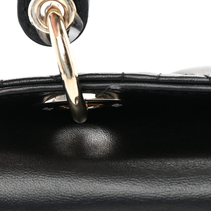 Christian Dior Lambskin Cannage Micro Lady D-Joy Black 12 of 14