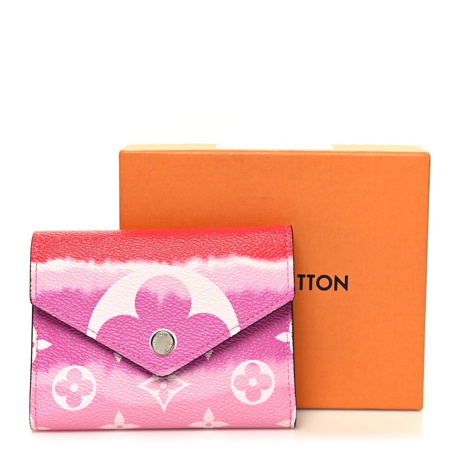 Louis Vuitton Monogram Escale Victorine Wallet Red 9 of 9
