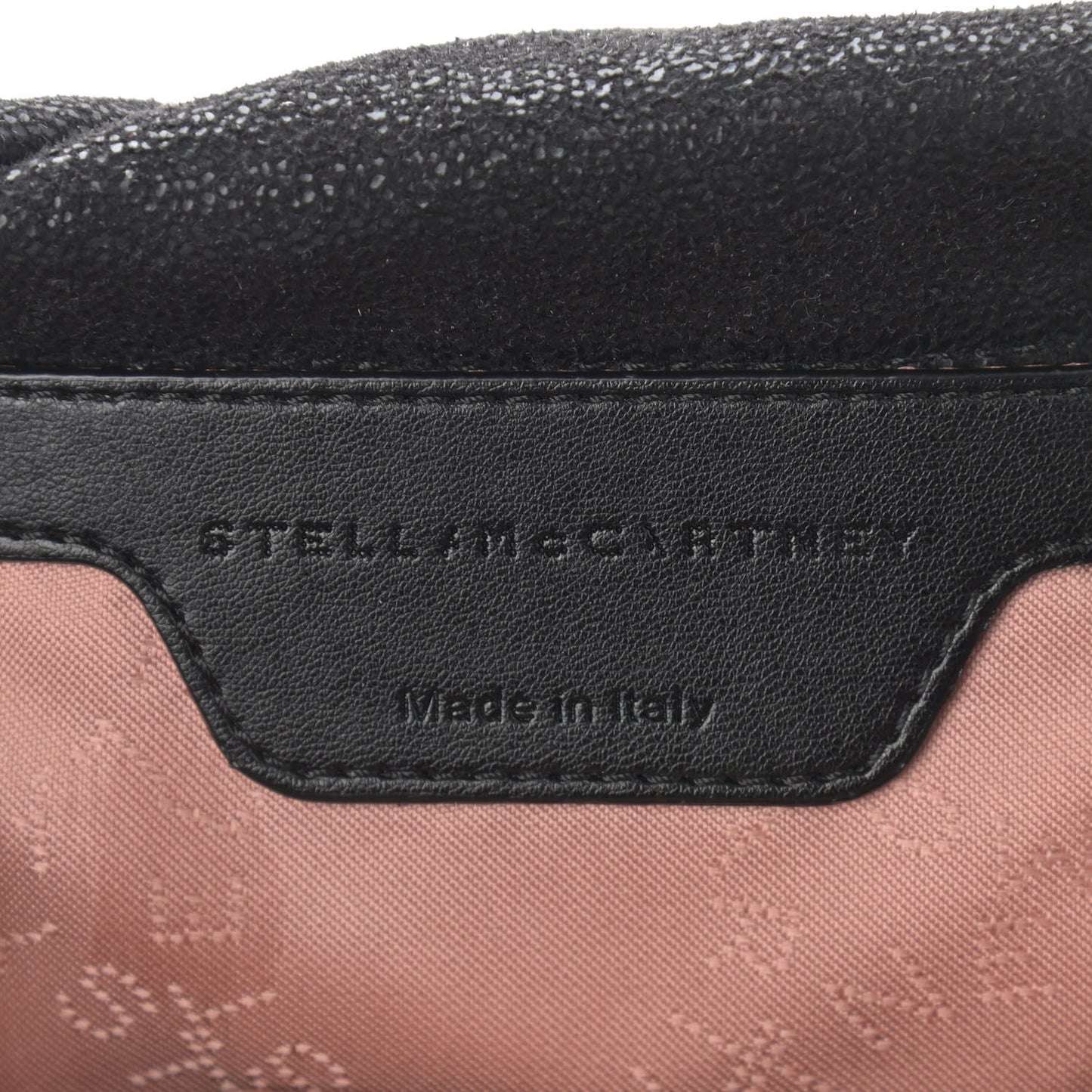 Shaggy Deer Mini Falabella Fold Over Tote Black