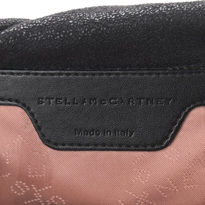 Stella McCartney Shaggy Deer Mini Falabella Fold Over Tote Black 5 of 9