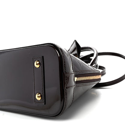 Louis Vuitton Vernis Alma BB Amarante 10 of 10