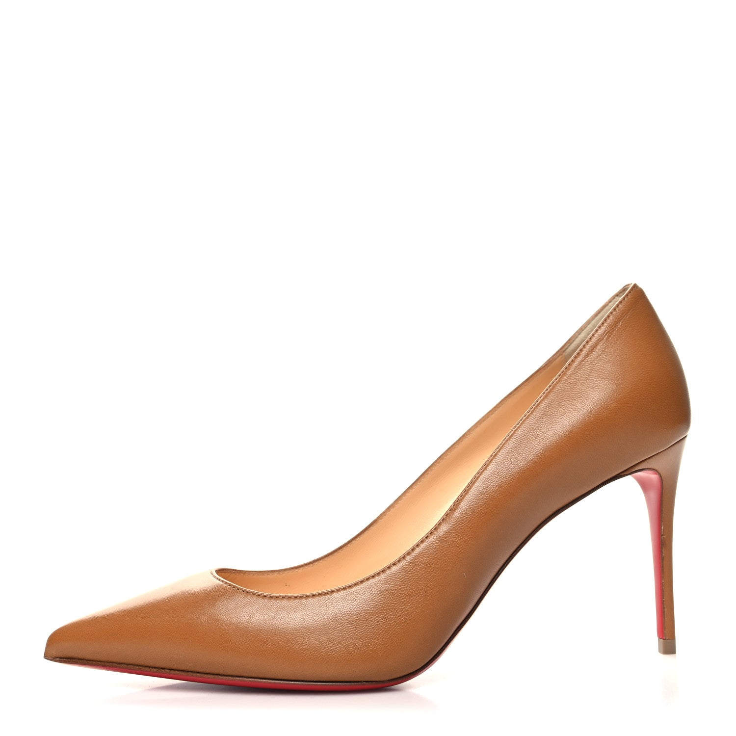 Christian Louboutin Nappa Kate 85 Pumps 38.5 Nude 1 of 8