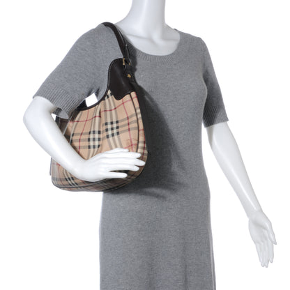 Burberry Haymarket Check Small Brooklyn Hobo 2 of 8