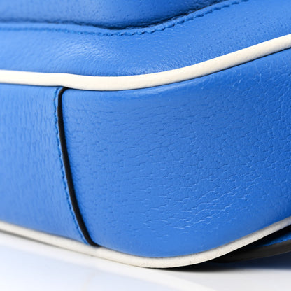 Gucci X ADIDAS Textured Dollar Calfskin Belt Bag Blue 10 of 10