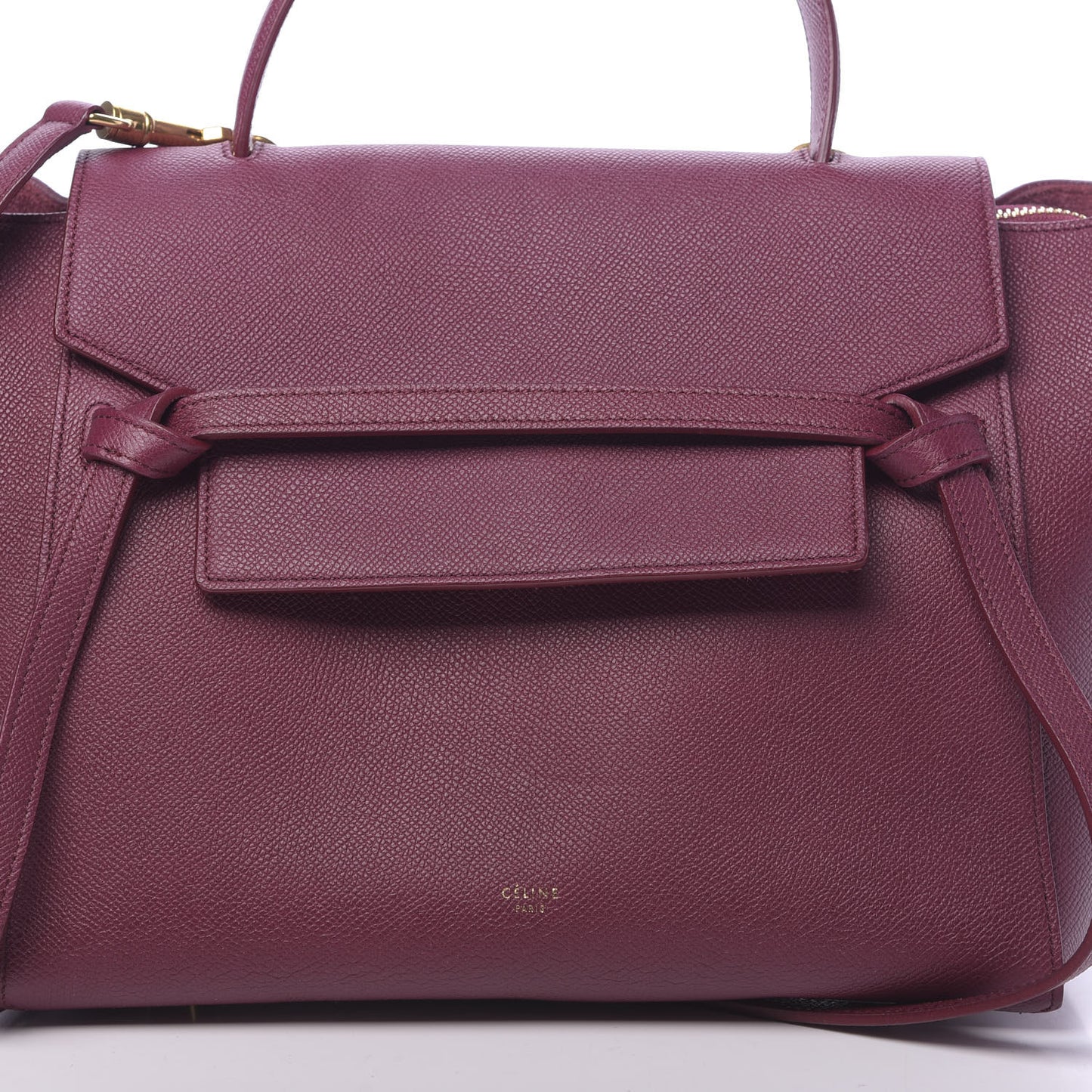 Smooth Calfskin Mini Belt Bag Plum