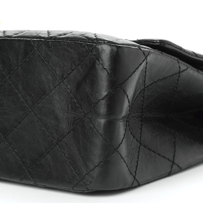 Chanel Aged Calfskin Quilted 2.55 Reissue 226 Flap Black 9 of 9