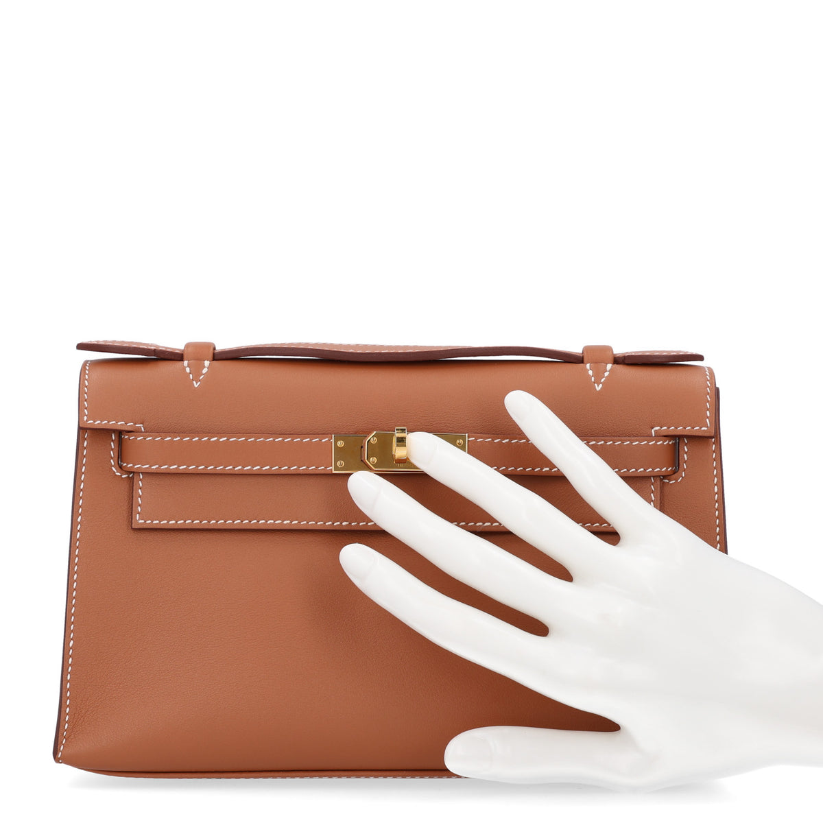 Swift Kelly Pochette Clutch Gold