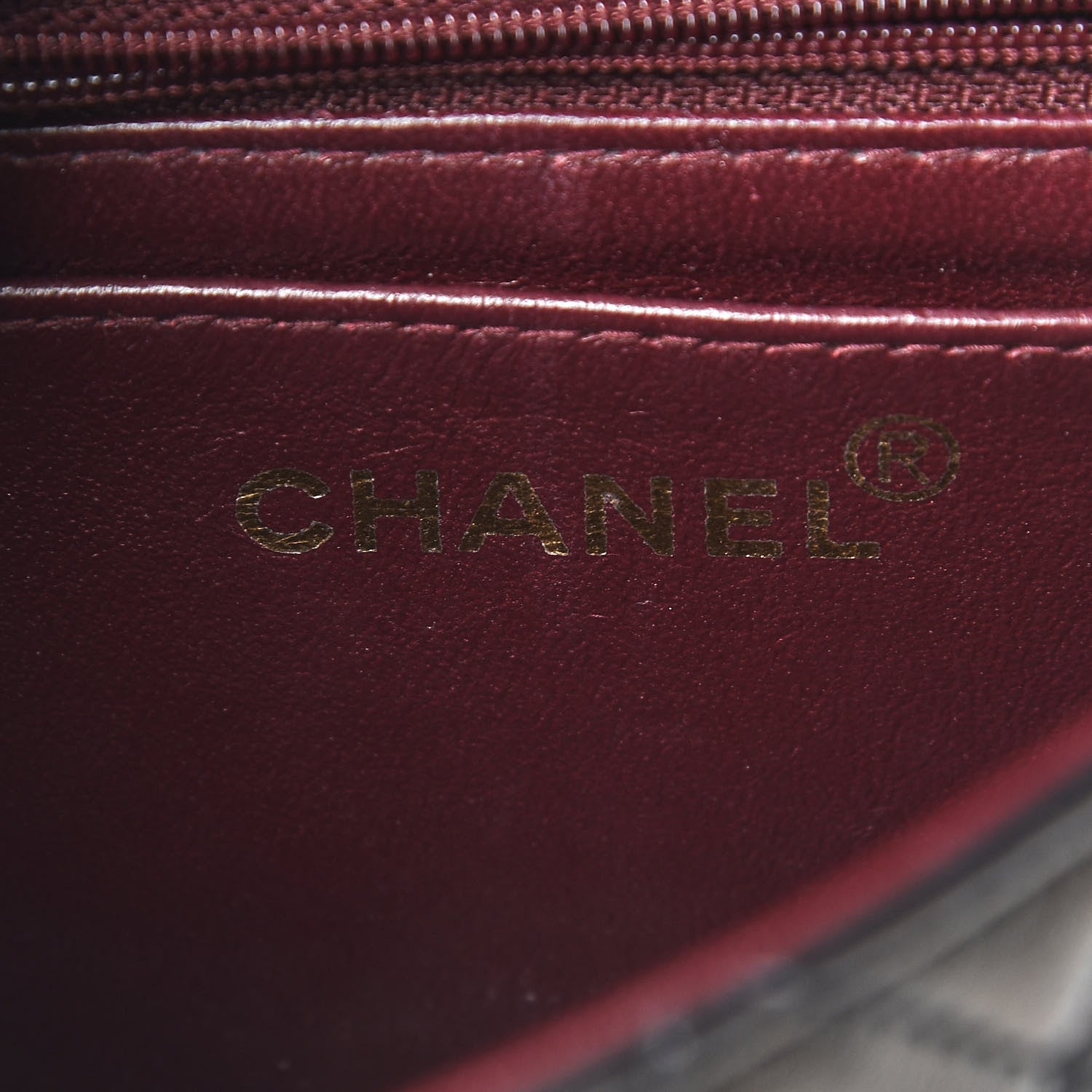 Chanel Lambskin Quilted Mini Square Flap Bag Black 6 of 13