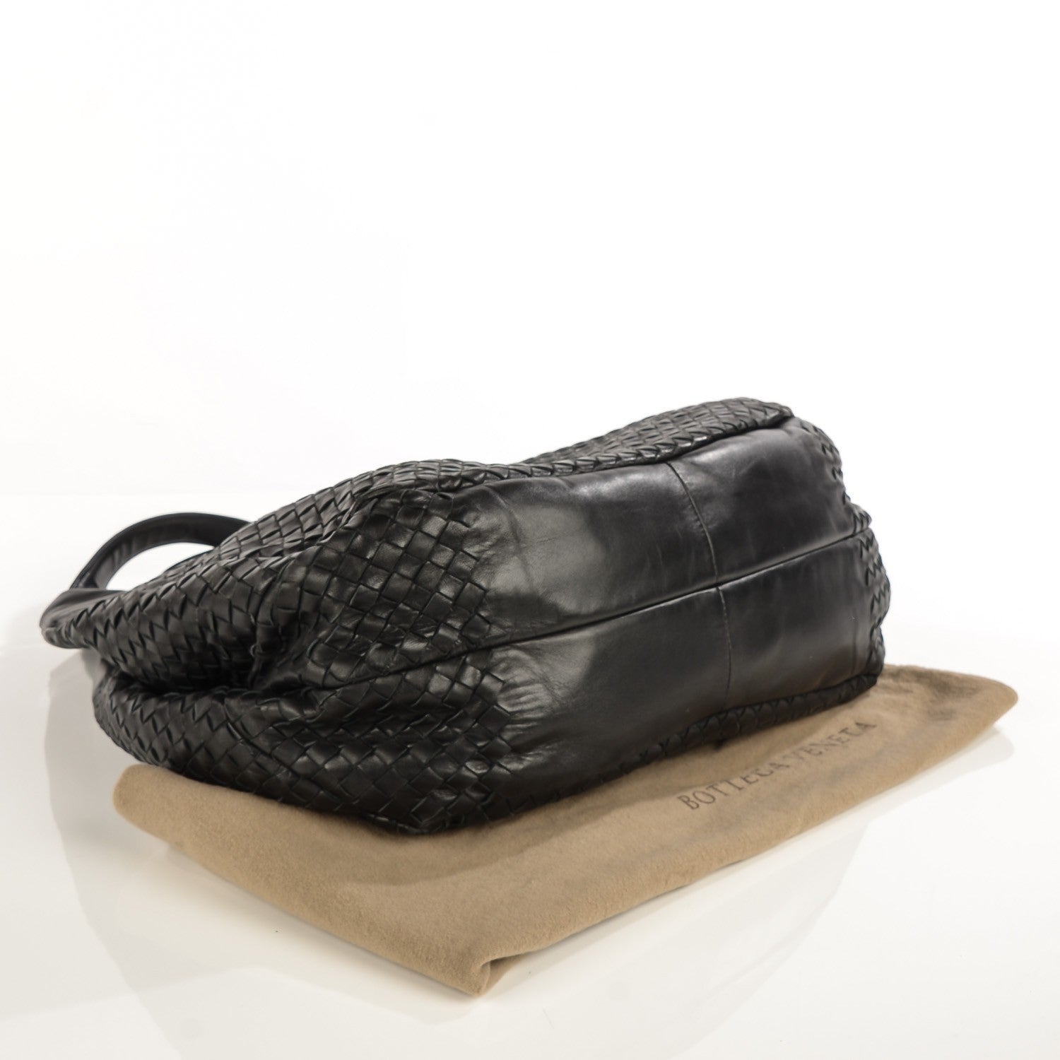 Bottega Veneta Nappa Intrecciato Large Campana Nero Black 4 of 8