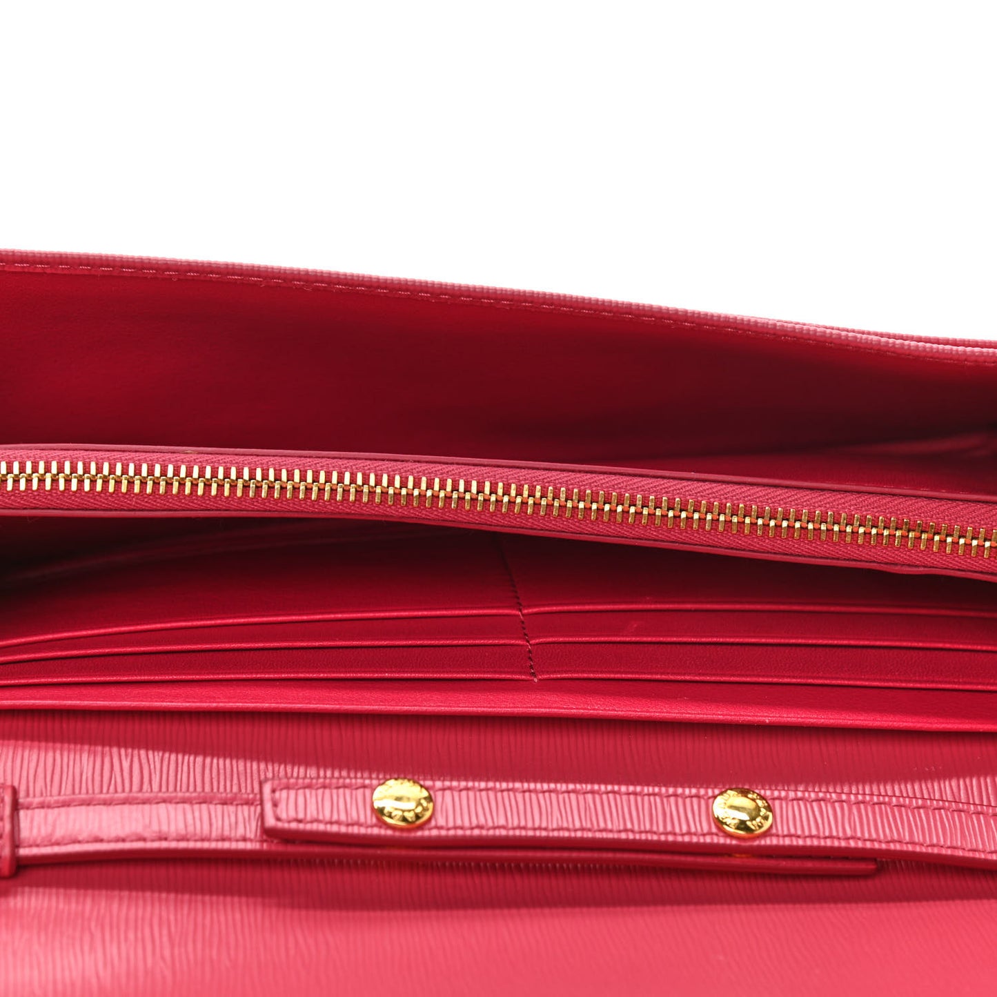 Vitello Move Metal Oro Chain Wallet Peonia