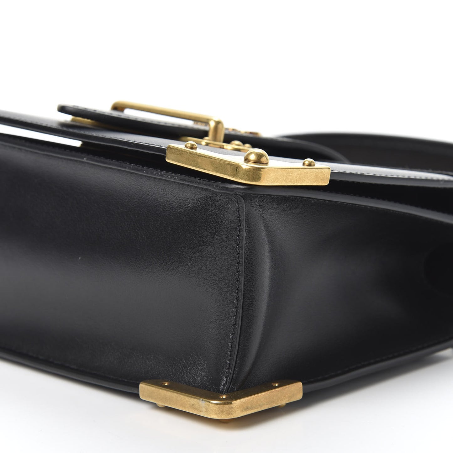 City Calf Saffiano Cahier Bag Black