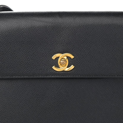 Chanel Caviar Flap Shoulder Bag Black 8 of 17