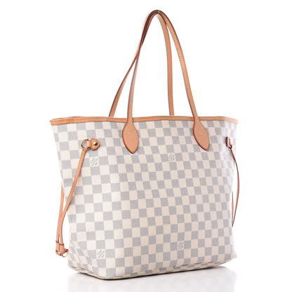 Louis Vuitton Damier Azur Neverfull MM 3 of 10