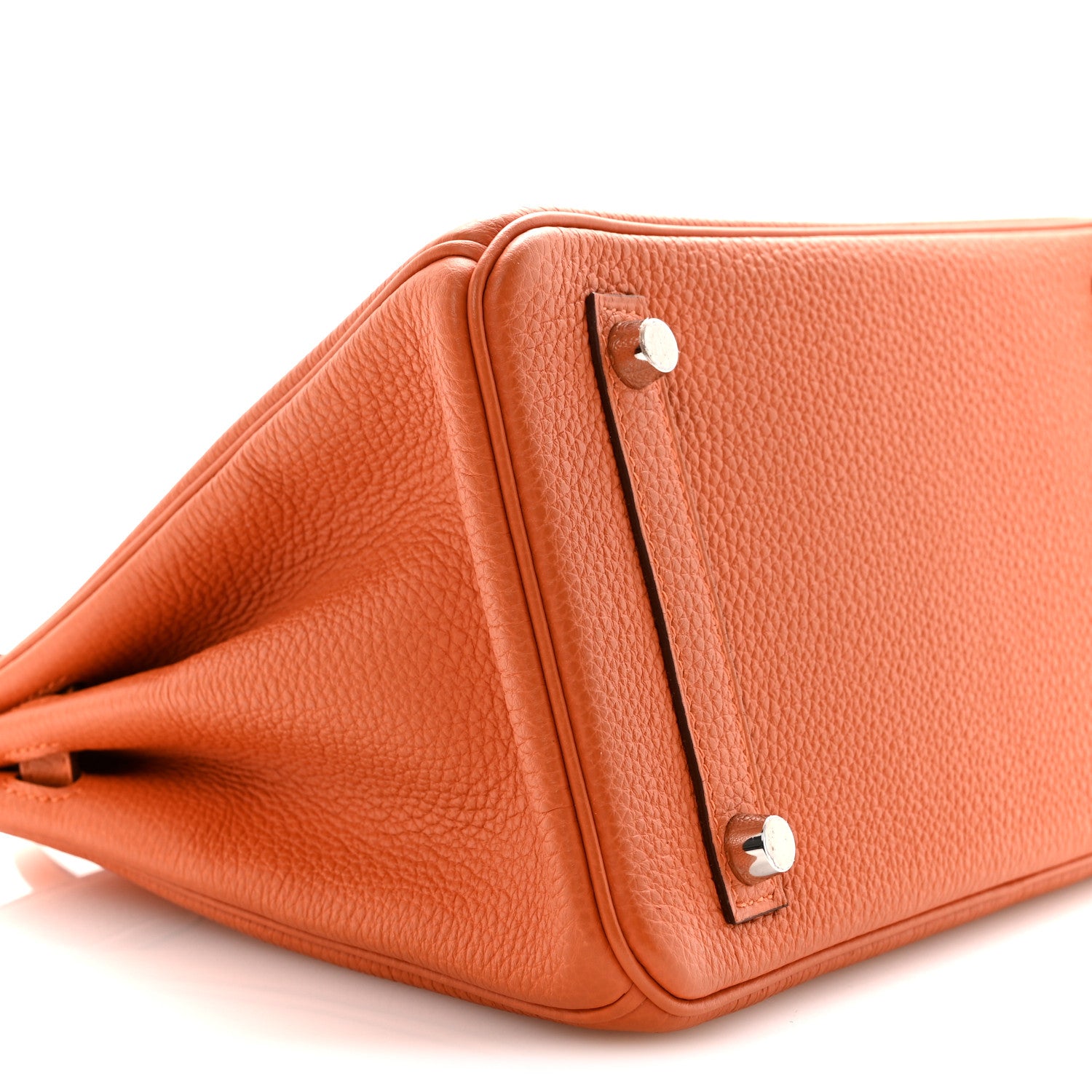 Hermes Togo Birkin 25 Orange 9 of 12