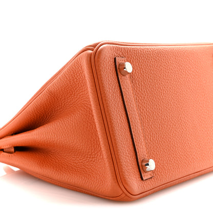 Hermes Togo Birkin 25 Orange 9 of 12